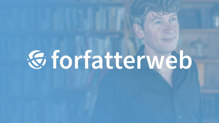 Forfatterweb logo på billede af forfatter