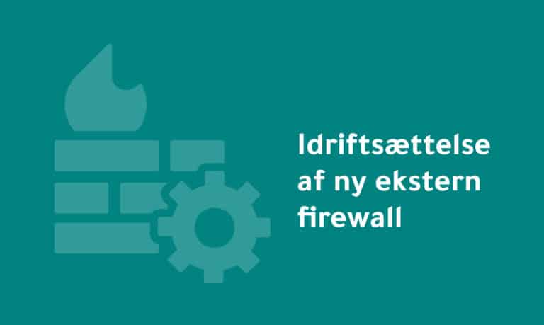 Grafik af firewall